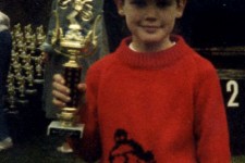 Once I started winning trophies I was hooked on racing Once I started winning trophies I was hooked on racing