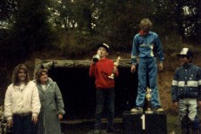 Tasting some podium bubbly in school-boy motocross age 13 Tasting some podium bubbly in school-boy motocross age 13
