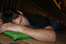 Max lets me sleep on his balcony!! :) Max lets me sleep on his balcony!! :)