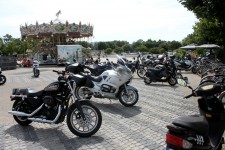Loads of bikers in La Rochelle - Male and female Loads of bikers in La Rochelle - Male and female