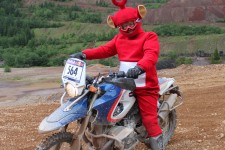 An Italian Telly Tubby on a BMW - Only in Erzberg!