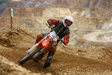 Up the berm