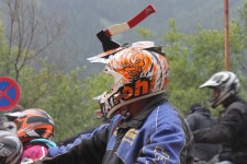 Good job he was wearing a helmet