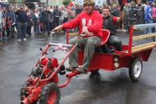 Ploughing the street