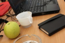 A healthy diet of smoking, caffeine and an apple for one journo