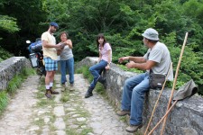 A brilliant sight, friendly locals enjoying conversation A brilliant sight, friendly locals enjoying conversation