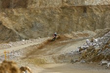 A high berm right on the edge
