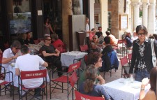 After Breakfast it's Lunch time! We did both in Asolo