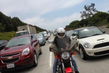 Biker with the biggest hand guard award goes to ..... Biker with the biggest hand guard award goes to .....