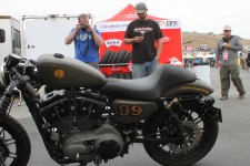 As soon as I park the Cafe Racer, people flock to the machine As soon as I park the Cafe Racer, people flock to the machine
