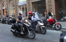 I love this shot as it shows people enjoying life and motorbikes