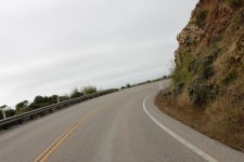 Sea ahead, lucky the roads goes hard right Sea ahead, lucky the roads goes hard right