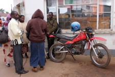 Motorbikes are apart of everyday life in Africa Motorbikes are apart of everyday life in Africa