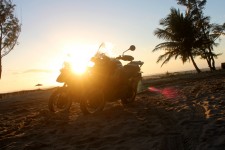 The early morning sun comes up on the robust BMW's The early morning sun comes up on the robust BMW's
