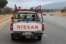 People in the back of pick ups - This is a common sight People in the back of pick ups - This is a common sight