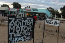 A roadside town in Zimbabwe A roadside town in Zimbabwe