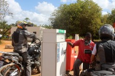 Manual gas pump - strong arm needed Manual gas pump - strong arm needed