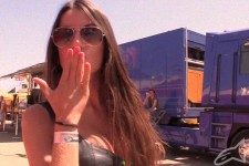 With a kiss