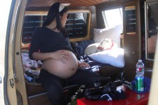 At the Elsinore Grand Prix in the Pussy Wagon At the Elsinore Grand Prix in the Pussy Wagon