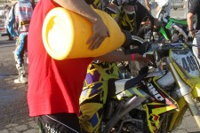 Quick refuel, grab a drink, splutter a few words and then go out and do it again! Quick refuel, grab a drink, splutter a few words and then go out and do it again!