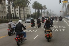Motorbikes from all era's head off to Malibu