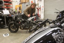 Before he left for the evening, Roland couldn't help but cut up my sub-frame and take the CBR to the point of no return Before he left for the evening, Roland couldn't help but cut up my sub-frame and take the CBR to the point of no return