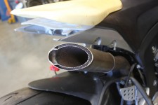 A standard but slightly modified exhaust system A standard but slightly modified exhaust system