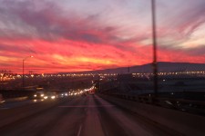The evening sky as I left Long Beach was spectacular The evening sky as I left Long Beach was spectacular