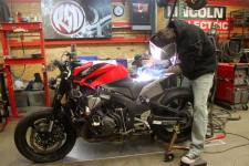 The sub-frame is now short and aggressive The sub-frame is now short and aggressive