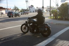 Another biker on the road