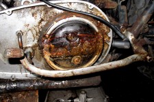 The tide mark shows you the amount of water in the engine The tide mark shows you the amount of water in the engine