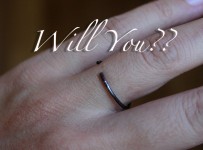 1954 circlip Engagement ring