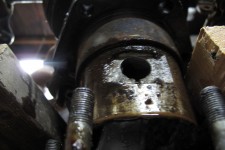 The cylinder took some getting off The cylinder took some getting off