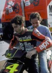 Max with Barry Sheene 1994